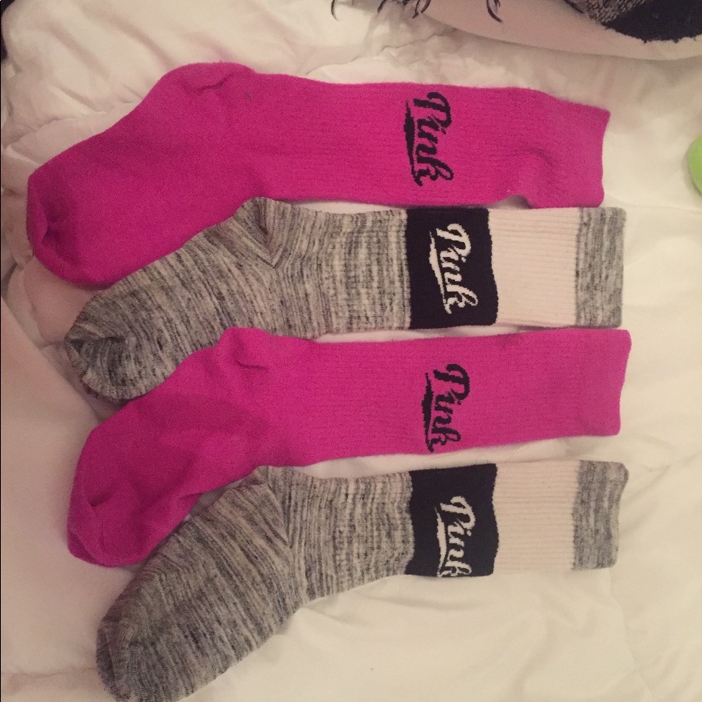 PINK VS Knee Socks